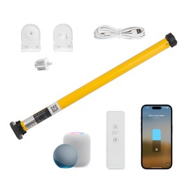 Smart Blinds Motor for 1.5"(38mm) Shade Tube Work with Homekit, Build with Matter Over Thread, Type-C Rechargeable Roller Shade Motor, Work with HomeKit, Home Assistant, Alexa, Motorized Blinds