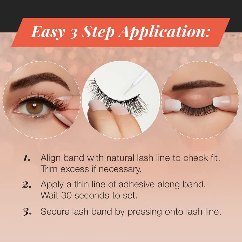 Ardell Naked Lashes Natural 432 with Invisiband – Lightweight, Natural