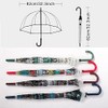 Chesoon Clear Dome Stick Umbrella Auto Open Transparent Bubble Surface