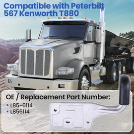 Farpida L85-6114 Engine Hood Rest Fits for Peterbilt 567 Kenworth T880, Left or Right Side Hood Guide Bracket Replace L85-6114, L856114 (1 Pcs, Left or Right)