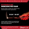 Olsa Tools Adjustable Pry Bar | Adjustable Angles & Extendable