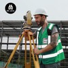 Dib Safety Reflective Vest High Visibility with Pockets and Zipper,