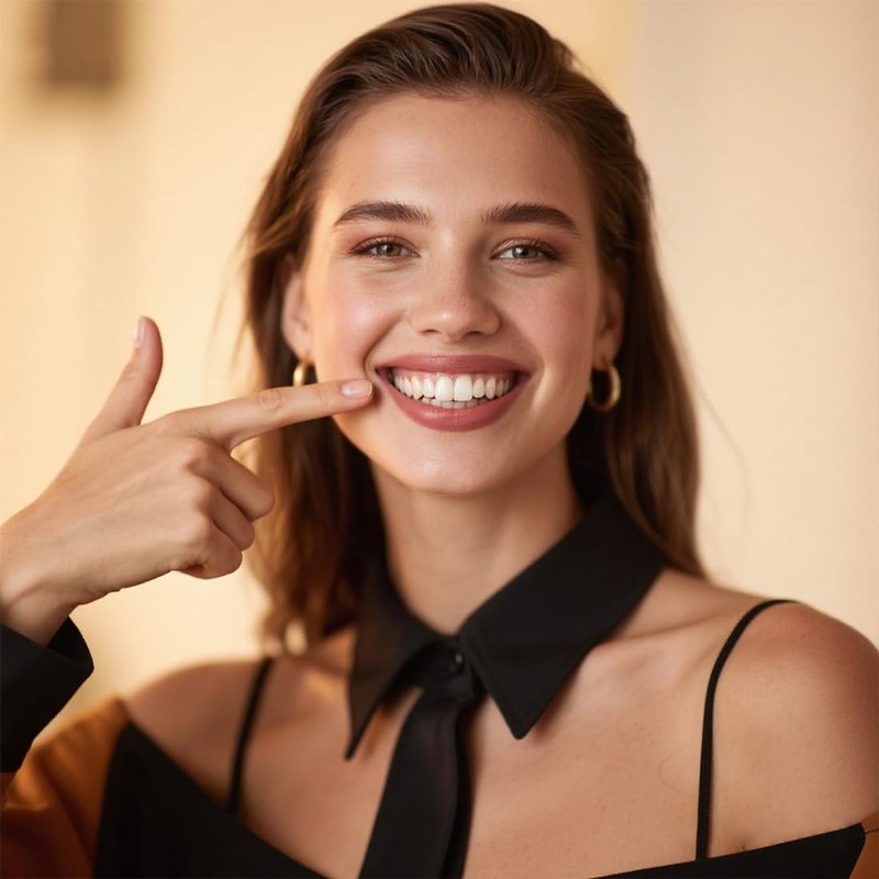 EOYVAIL Dentures Repair Kits, Upper and Lower Jaw Veneers, Temporary