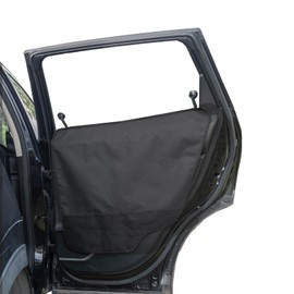 pawander Dog Car Door Protector - Universal Fit for SUV/Sedan/Truck, Black
