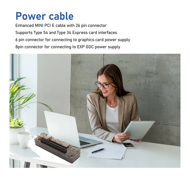 EXP GDC Laptop External Independent Video Card Dock Support 6Pin