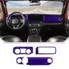 JeCar 4pcs Purple Interior Dash Cover Trim Accessories for 2024