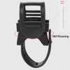 Juleioube 2 Pcs Bicycle Flashlight Mount Durable Bicycle Headlight Holder