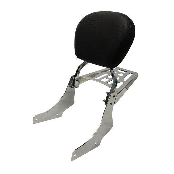 Contoured - Sissy Bar Backrest & Luggage Rack for 95+
