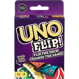 Mattel Games , UNO Juegos De Mesa Flip Nuevo Cartas 7 Años Unisex Juvenil, Multicolor, Estándar