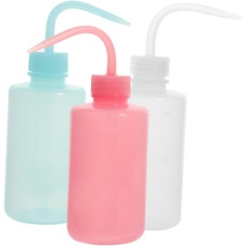 Ciieeo 3piezas Botella Limpiadora De Pestañas Botella De Boca Curva Limpiador De Pestañas Bote De Agua