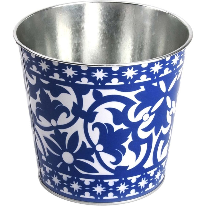 Fallen Fruits Decorative POTS ON Tray, Ideal for Herbs, Metal,