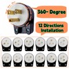 Nema 5-15P 15AMP 125Volt Male Plug,USA Canada Male DIY Rewirable