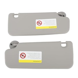 Sun Visor for Sonic Aveo 2012-2016, 1 Pair Left & Right Sun Visor with Mirror, Passenger and Driver Sides, Sunvisor Replaces, Sunroof Car Sun Visor for Sonic Aveo, Grey