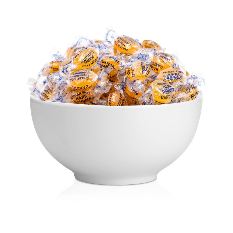 Sugar-Free Butterscotch Hard Candy - 1 Pound Pack (About 75