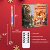 Yeelida Pack of 12 Flickering Remote 0.5" x6" LED Short