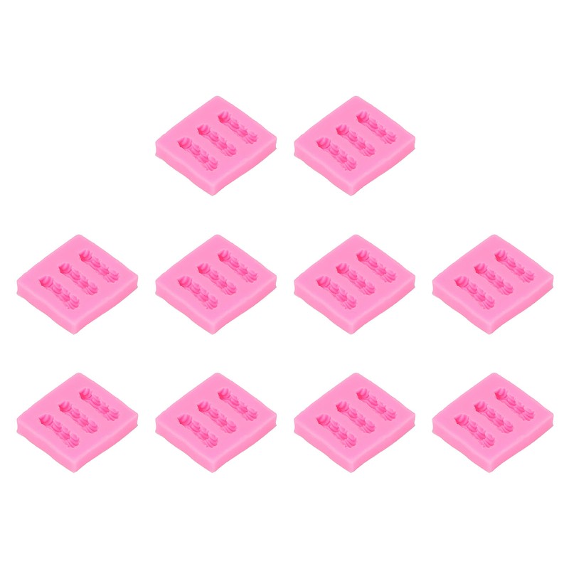 10PCS Silicone Baking Mold Multipurpose High Temperature Resistant DIY Biscuit