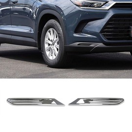 Beautost Fit for Toyota New Grand Highlander 2024 2025 Front Bumper Side Vents Air Outlet Cover Trims