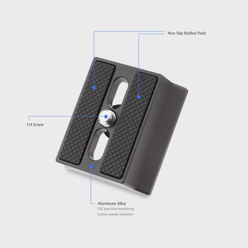 LEFTFOTO Camera Quick Release Plate for DJI RS2/RSC2/RS3/RS3-PRO/RS3 Mini Cimbal