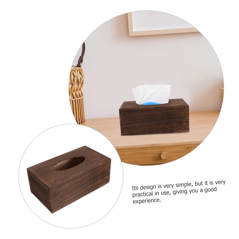 LABRIMP Tissue Holder 1pc Box Rectangular Extraction Decorate Towel Cover