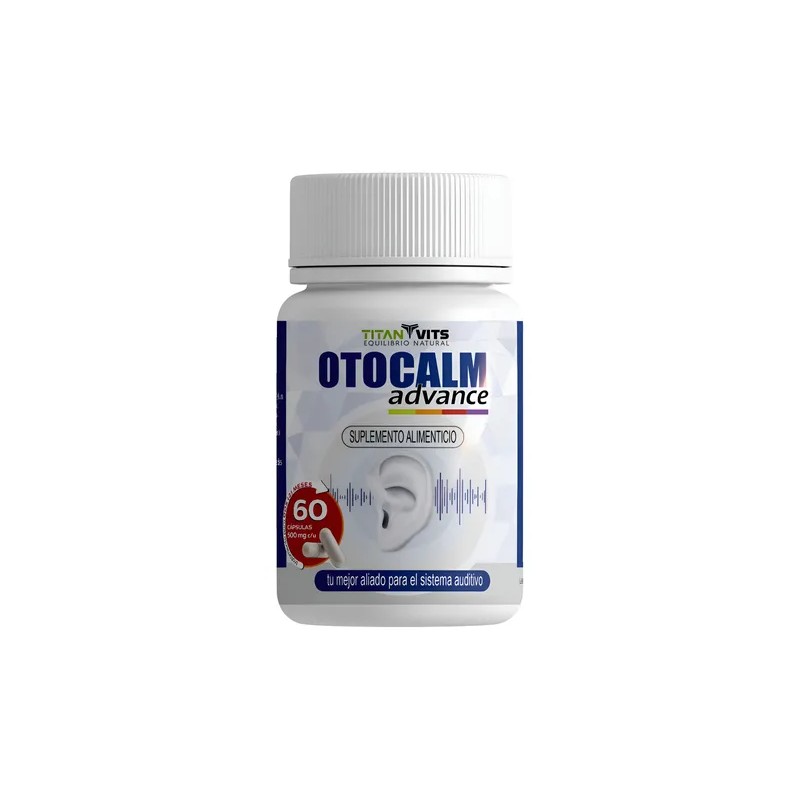 Otocalm 60 Caps Suplemento Alivio Zumbidos En Oídos 1 Pack