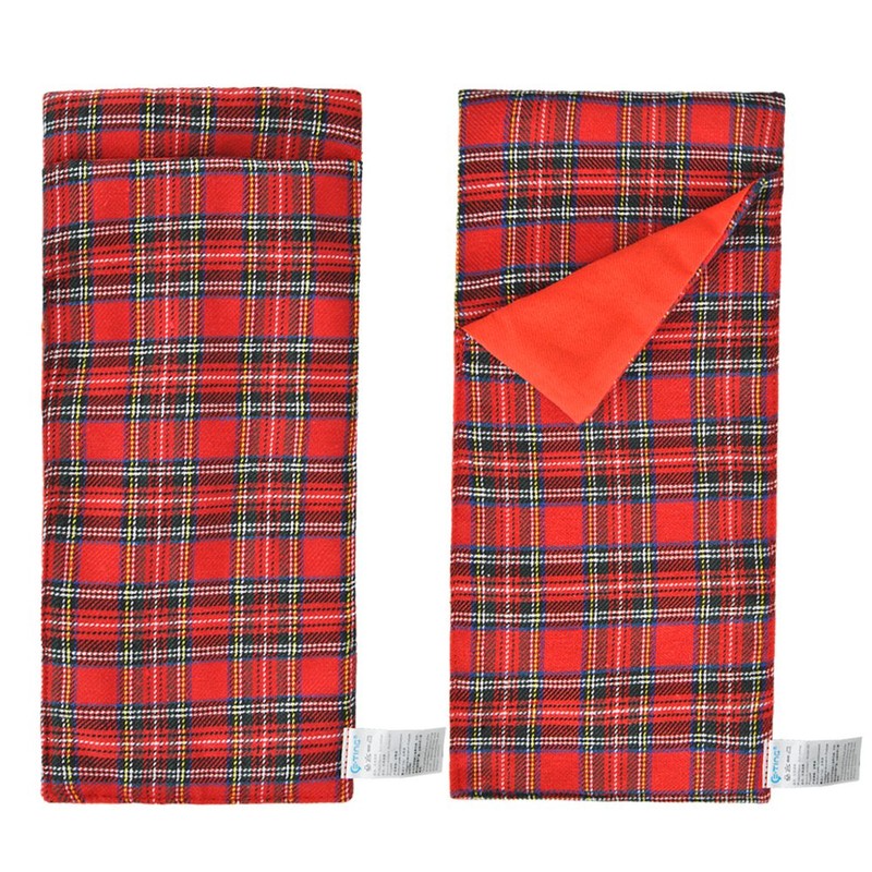 E-TING Sleeping Bag Christmas Accessory for elf Doll (Red Plaid)