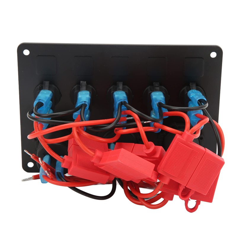 Panel de Interruptores de 5 Bandas para Barco Marino, Caravana,