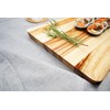 BOUMBI Fragrant Camphor Laurel Wood Cutting Board with beleved edge(17.32x9.84x1