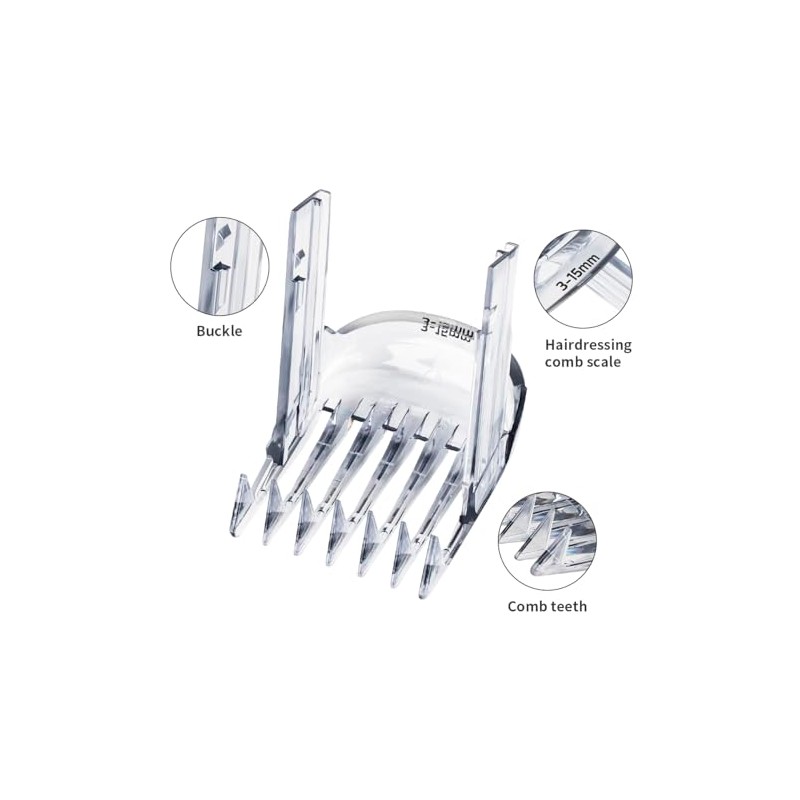 Replacement Comb Attachment 3-15 mm Compatible with Philips Shaver HC5610