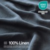 Simple&Opulence 100% Linen Sheets Full Size Set, 4 Pcs Natural