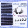 Fluffy Lash Clusters 80D+100D Thick Cluster Eyelash Extensions 10-18mm DIY