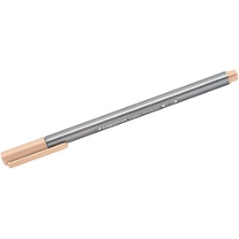Staedtler Triplus Fineliner 334 Beige, 1 Piece, Fine, Beige, Grey, Triangle, Water Based Ink, Metal