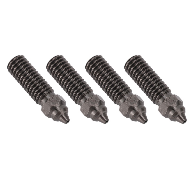 4Pcs Extruder Nozzles for CR K1 Hardened Steel Smoothing Durable