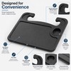 Steering Wheel Tray for Car Dining – Foldable ABS Table