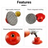 LOZLIN 4PCS 2Inch (50mm) Diamond Polishing Pads - 5/8-11 Arbor