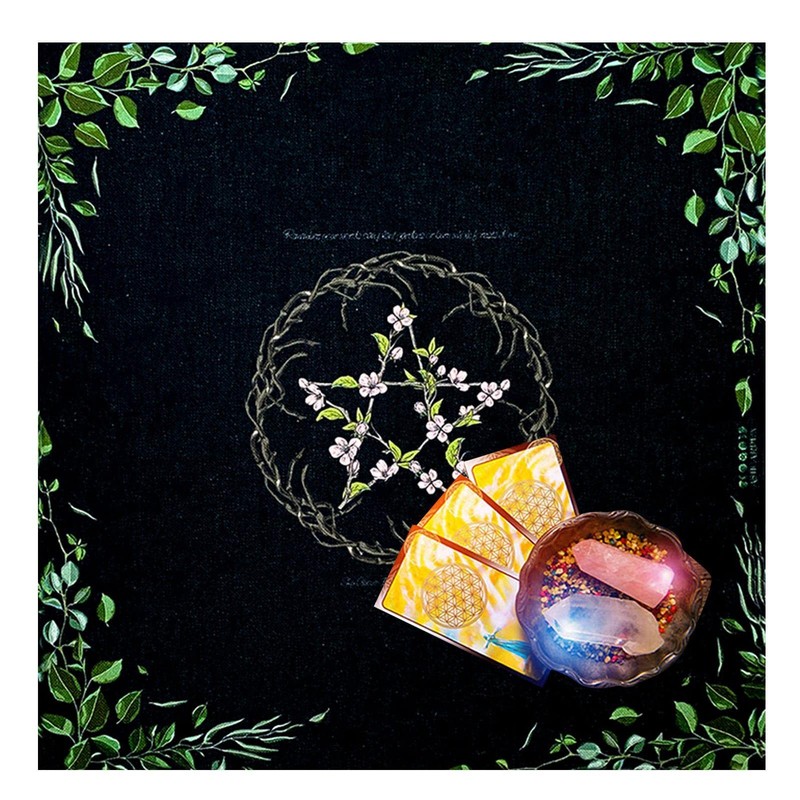 Tarot Card Table Cloth | 60x60CM Mysterious Thickened Oracle Card