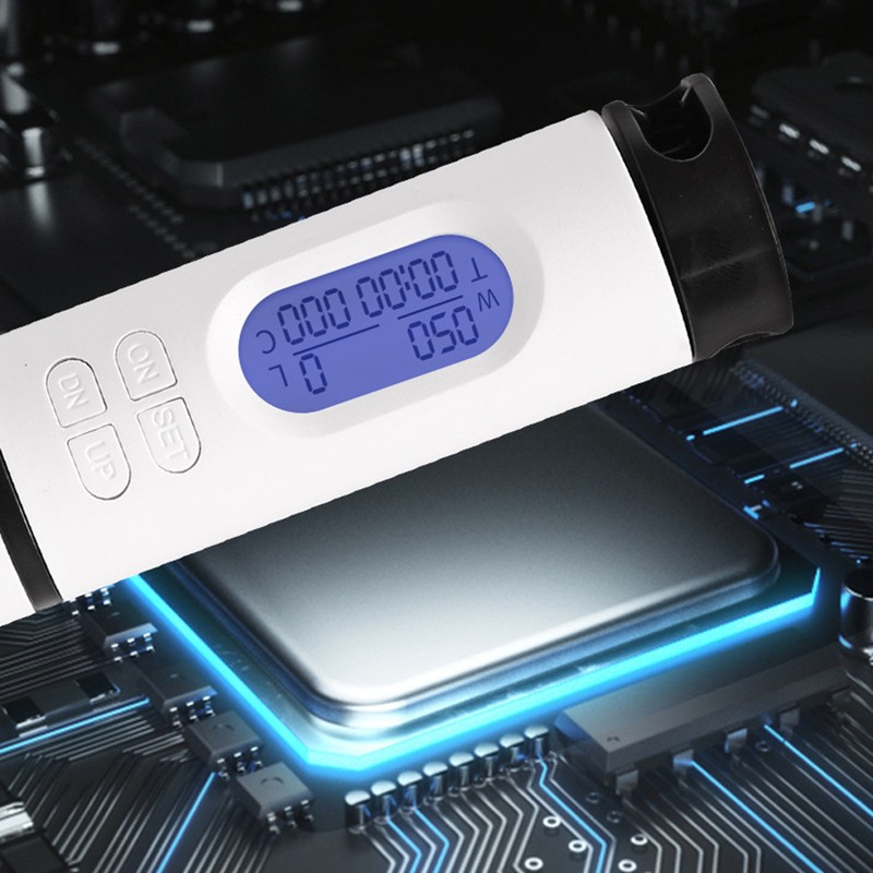 Counting Jumping Rope Black Weighted Handle Intelligent Counting Skipping Rope