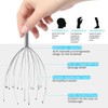 Head Massager, Back Scratcher Set, with 20 Massage Fingers, Head