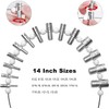 Original Nut, Bolt Thread Checker(Inch & Metric), Size Gauge Measuring