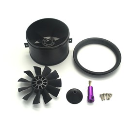 ApisQueen 64 mm EDF 4S 3500KV Belt 11 Sheets Electric Ducted Fan for Aeroplane Model Aeroplane Jet Tight