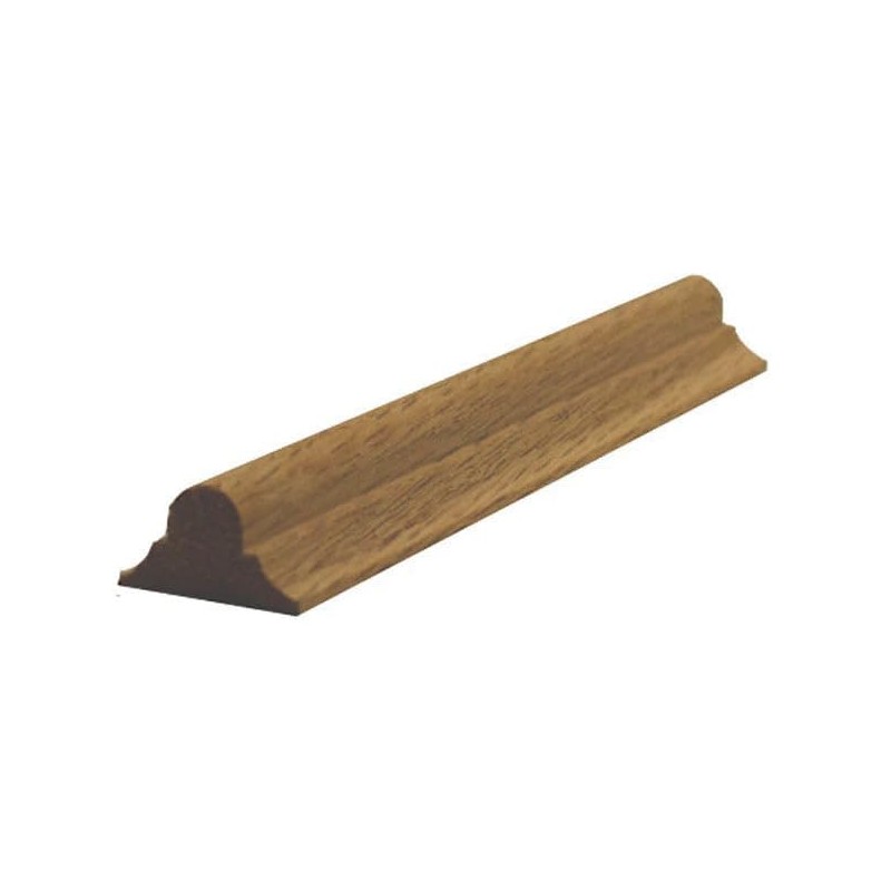 EWAS11 Astragal Moulding 13/16" Wide x 7/16" High. Unfinished, Poplar,