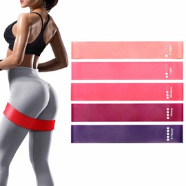 Exercise Resistance Bands Set for women and Men Physio Bands Resistance with 5 Different Resistance Levels for Men/Women Fitness Chest Expanding,Yoga,Pilates,Physio Therapy Rehabilitation,Pilates Band