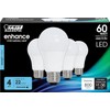 Feit Electric A19 LED Light Bulb, 60W Equivalent, Dimmable, 800