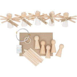 VBS Craft Set Guardian Angel 5 Pieces Playful Angels DIY Craft Accessories Creative Set Angel Shape Craft Angel