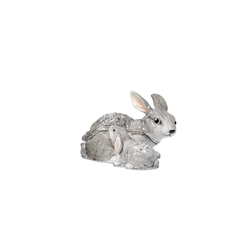 Juliana Treasured Trinket - Rabbit with Baby