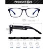 ANYLUV Upgraded Blue Light Glasses for Men and Women Computer
