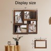 SZYUU 4x6 Collage Picture Frame,4 Photo Frame with Real Glass,Family