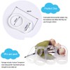 4Pcs Pacifier Adapter Rings Transparent Silicone Rings for Pacifier Clip