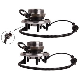 Bapmic 2Pcs Wheel Hub and Bearing Assembly 515050 Wheel Bearing Hub w/ABS 5-Lug Compatible for 2002-2005 Ford Explorer 2002-2005 Mercury Mountaineer 2003-2005 Lincoln Aviator