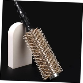 TOVINANNA Curly Hair Styling Brush for Women Boar Bristle Roll Comb for Detangling and Creating Curls Versatile Hair Tool for Precise Hairstyles