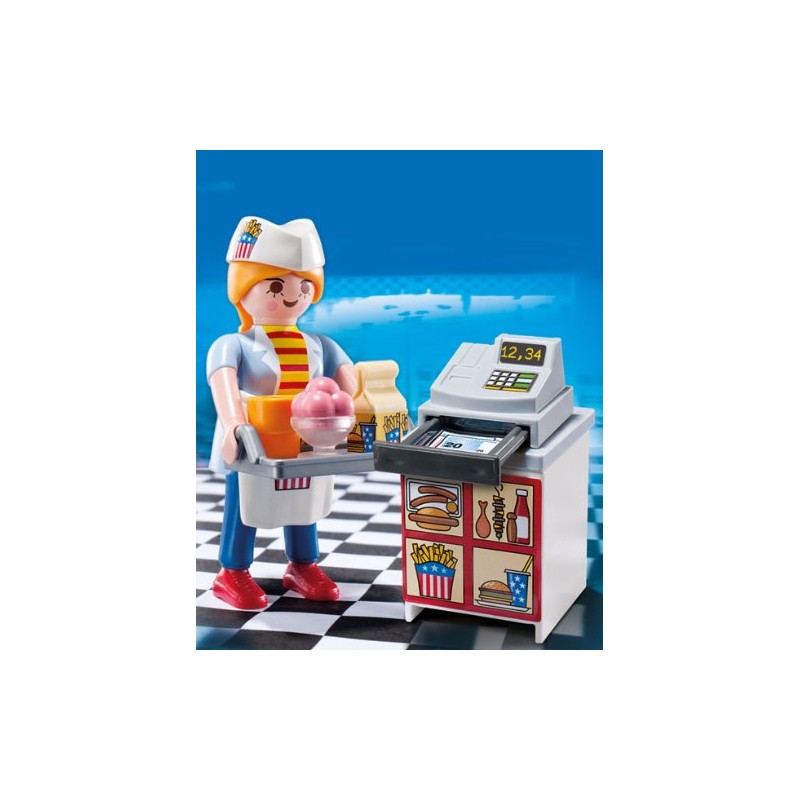 PLAYMOBIL 5292 Serviererin mit Kasse